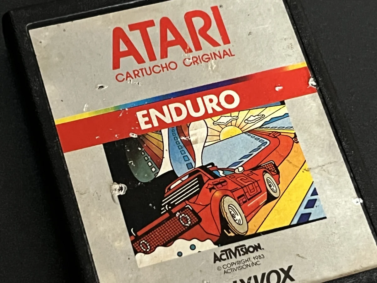 CX/ ENDURO! ATARI! UM VERDADEIRO CLÁSSICO RETRO! 38,00 SEGUIDOS DE 5,00