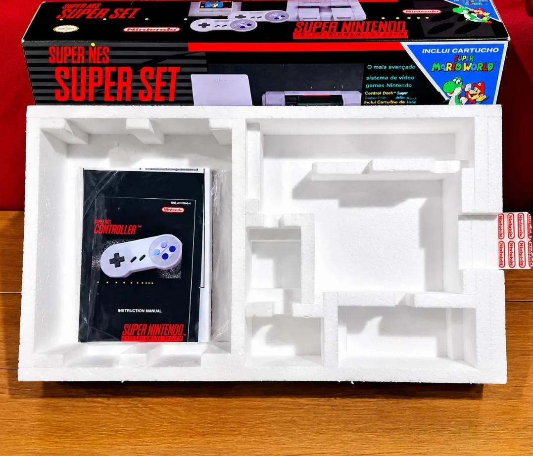 GC/ K******io /CAIXA SUPER NINTENDO PLAYTRONIC 159,00 SEGUIDOS 12,00