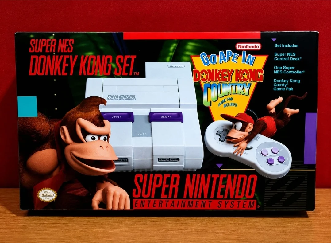 GC/ CAIXA SUPER NINTENDO DONKEY KONG SET  159,00 SEGUIDOS 12,00