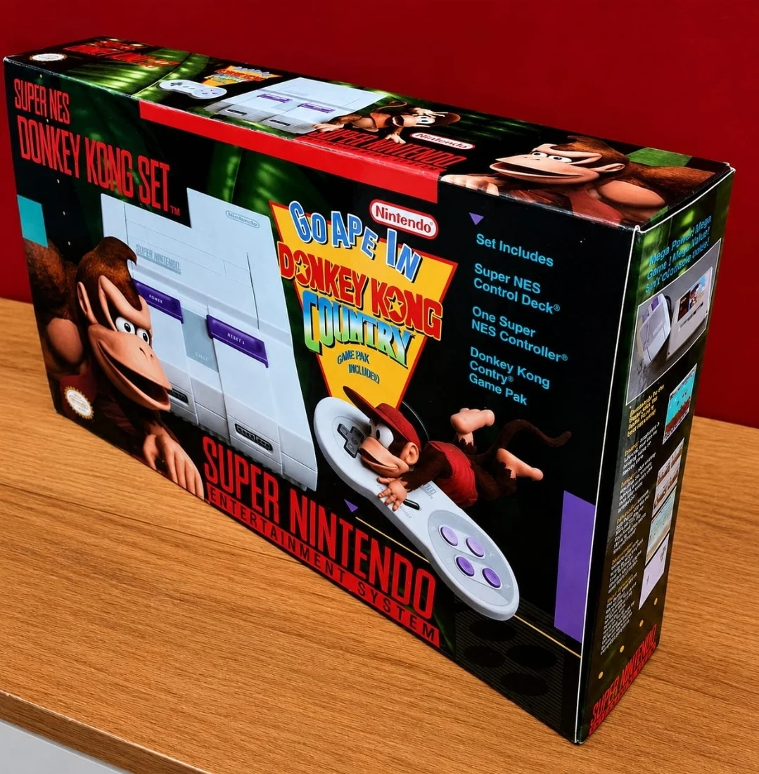 GC/ CAIXA SUPER NINTENDO DONKEY KONG SET  159,00 SEGUIDOS 12,00