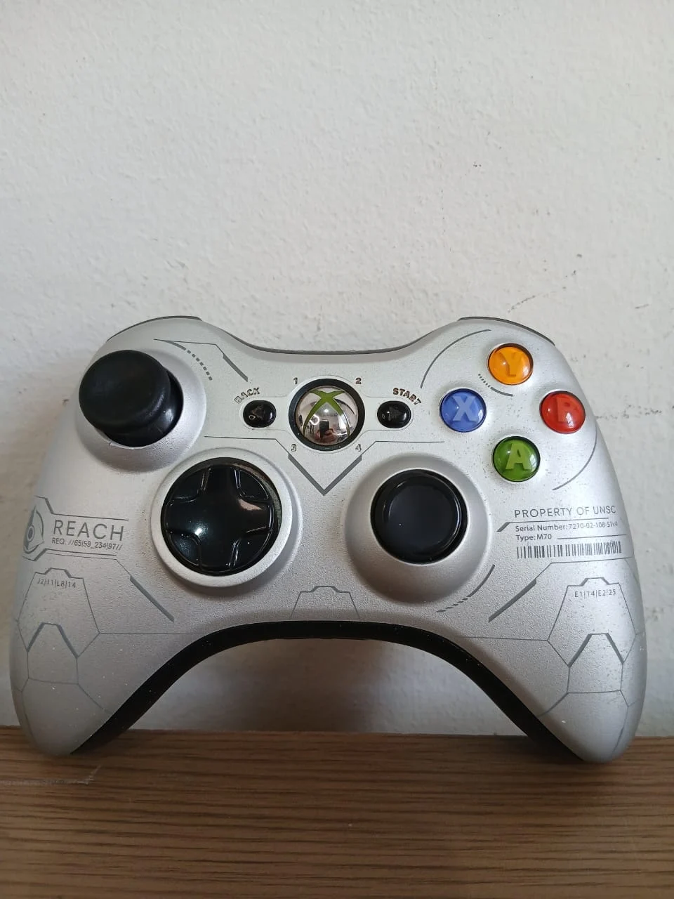 FH/ Controle Xbox 360 Edição Limitada Halo Original