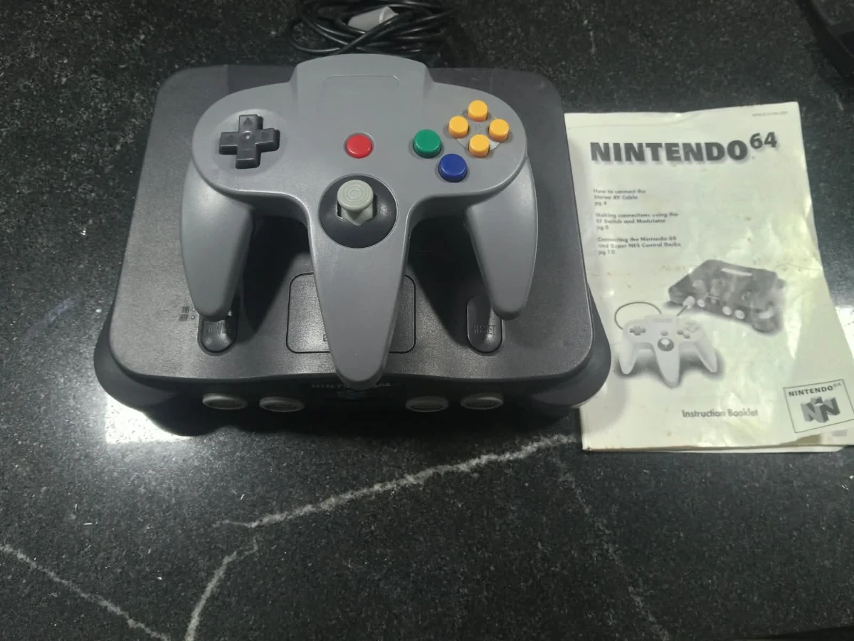 CX/ N***********41 /NINTENDO N64! + ACESSÓRIO + MANUAL! 87,00 SEGUIDOS DE 12,00