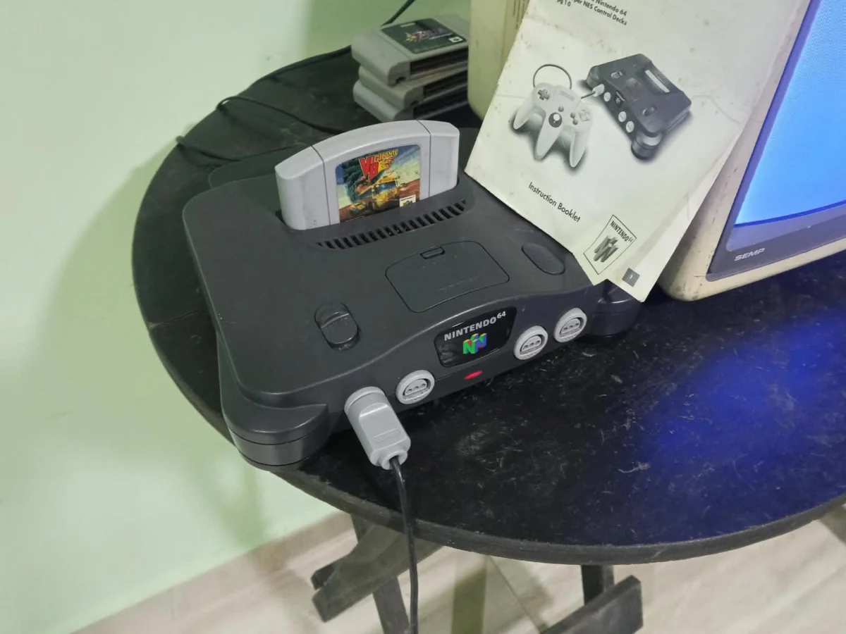 CX/ N***********41 /NINTENDO N64! + ACESSÓRIO + MANUAL! 87,00 SEGUIDOS DE 12,00