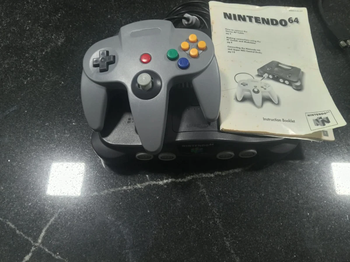 CX/ N***********41 /NINTENDO N64! + ACESSÓRIO + MANUAL! 87,00 SEGUIDOS DE 12,00