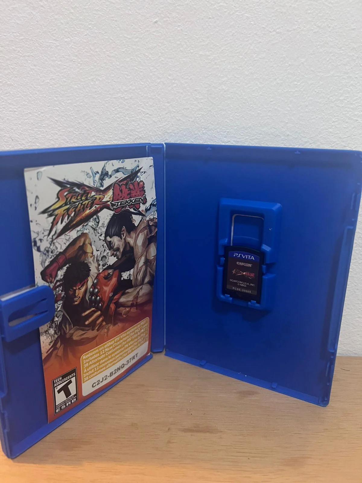 CX/ ORIGINAL! STREET FIGHTER X TEKKEN! PLAYSTATION VITA!  77,00 SEGUIDOS DE 7,00