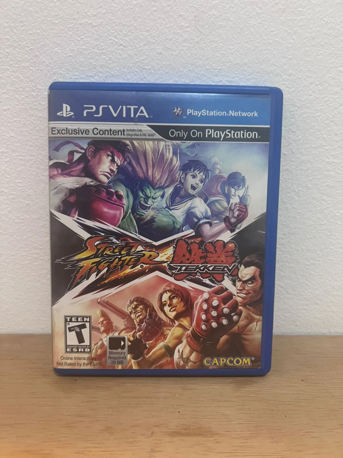 CX/ ORIGINAL! STREET FIGHTER X TEKKEN! PLAYSTATION VITA!  77,00 SEGUIDOS DE 7,00