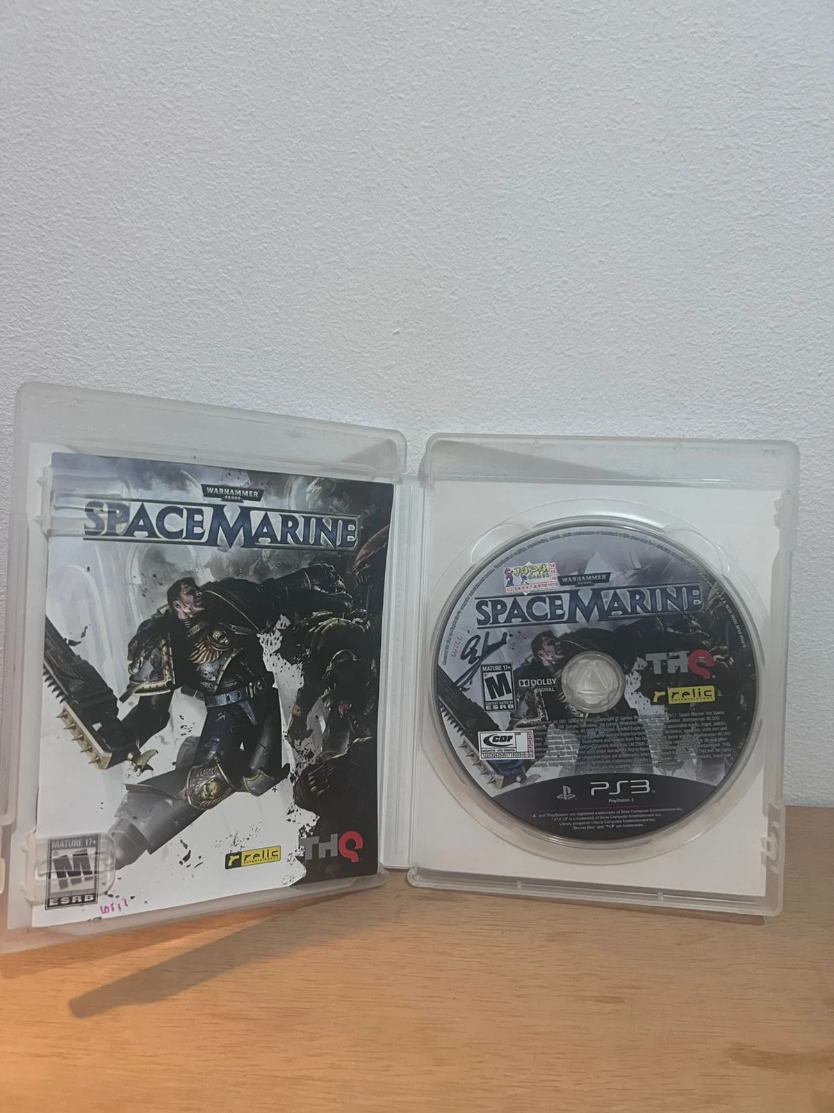 CX/ WARHAMMER 40,000 SPACE MARINE! PLAYSTATION 3! TOP! 88,00 SEGUIDOS DE 19,00