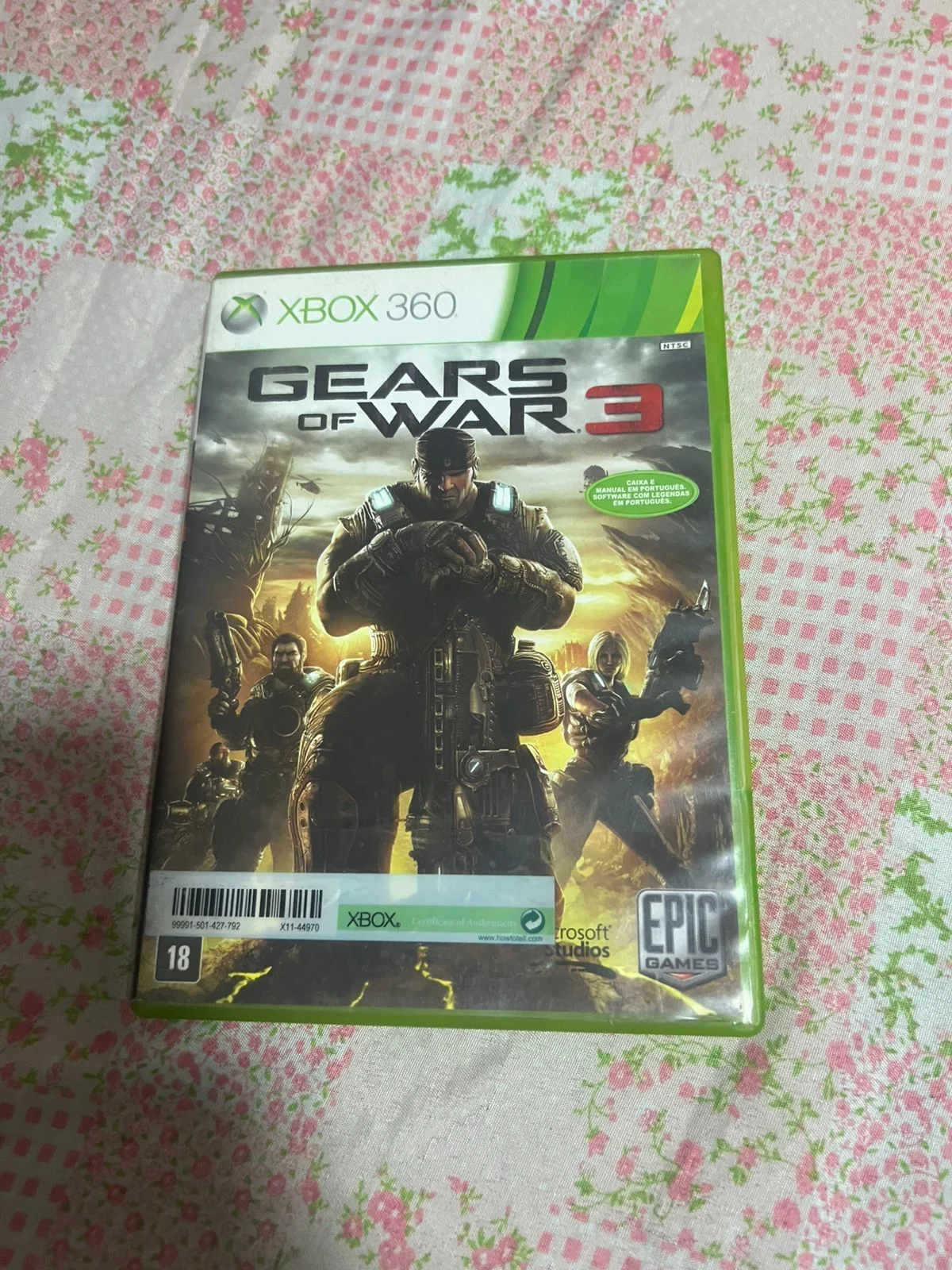 CB/ JOGO GEARS OF WAR3 XBOX 360