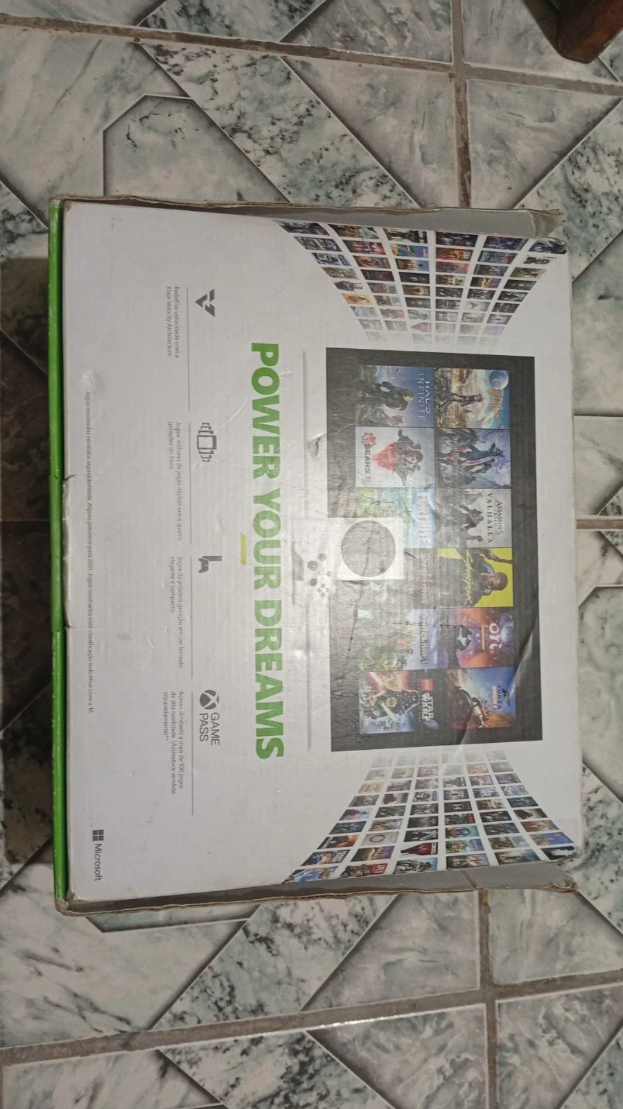 CX/ 1*******ov /CAIXA ORIGINAL XBOXONE SERIES S!   35,00 SEGUIDOS DE 7,00