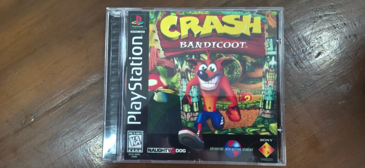 CX/ CRASH BANDICOOT!  PLAYSTATION 1!  37,00 SEGUIDOS DE 6,00