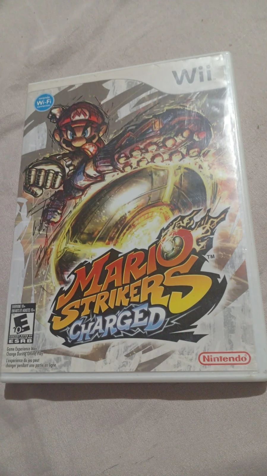 CX/ C*****JM /ORIGINAL! MARIO STRIKERS CHARGED! NINTENDO WII! 38,00 SEGUIDOS DE 8,00