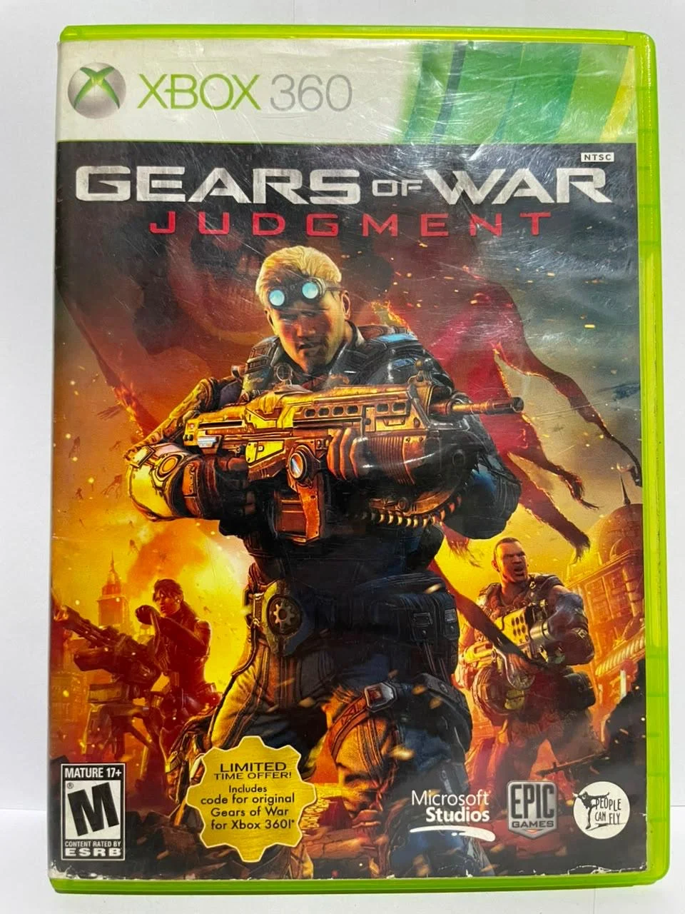 CX/ ORIGINAL! TOP! GEARS OF WAR: JUDGMENT! 39,00 SEGUIDOS DE 11,00