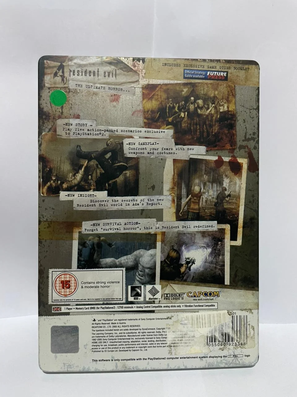 CX/ R****ck /RESIDENT EVIL 4! PS2! LIMITED EDITION! BLACK!  CAIXA METÁLICA!  487,00 SEGUIDOS DE 29,00