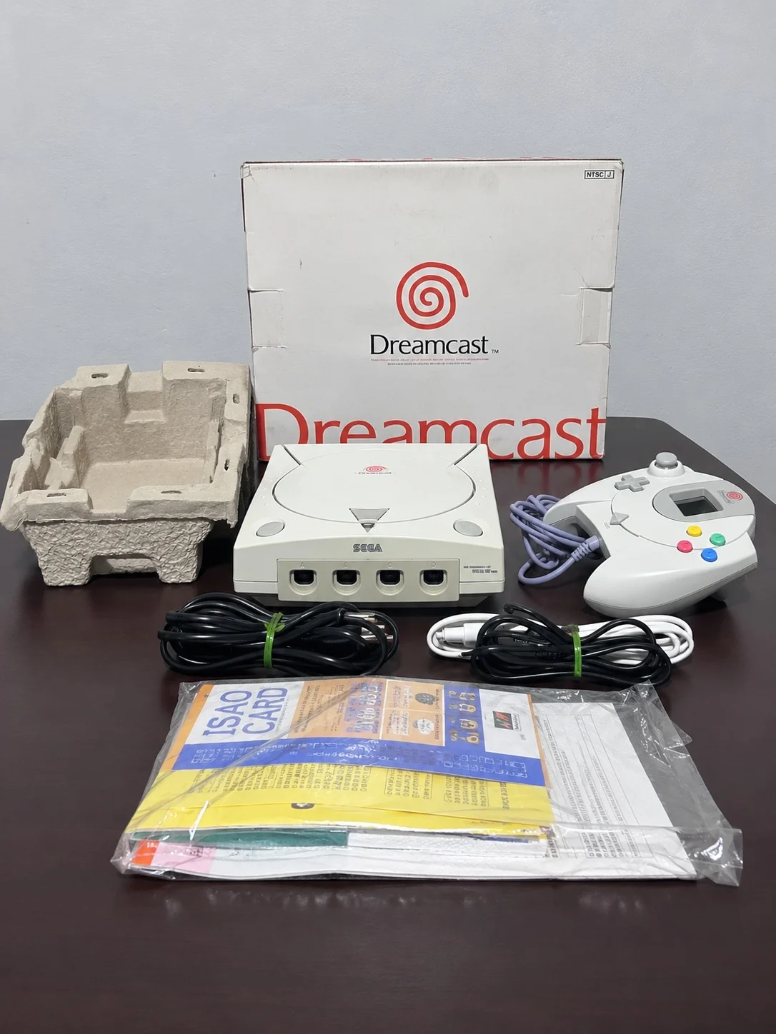 CX/ R***el S**ra /DREAMCAST! CONSOLE TOP! CAIXA, MANUAIS, BERÇO, ACESSÓRIOS! 787,00 SEGUIDOS DE 47,00