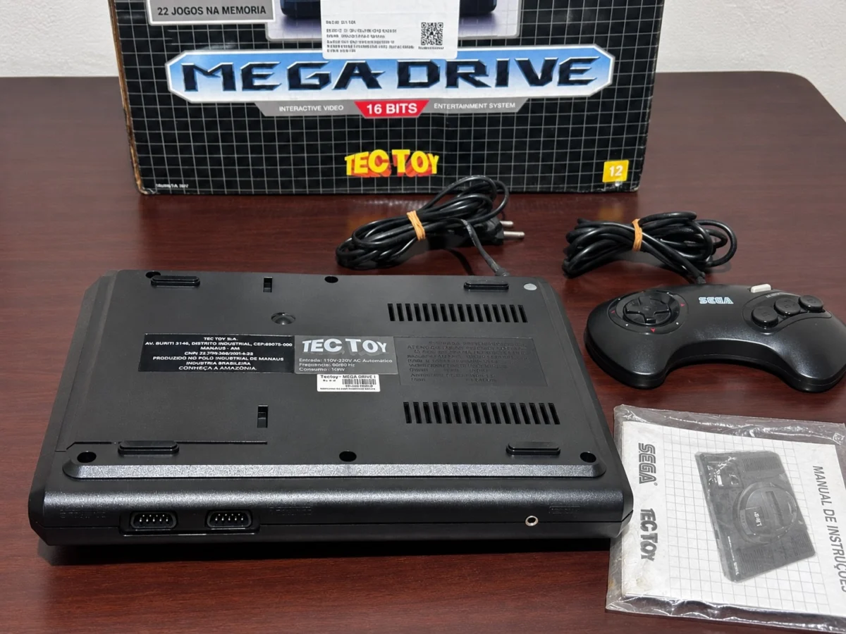 CX/ R***el S**ra /CONSOLE MEGA DRIVE! NA CAIXA! 387,00 SEGUIDOS DE 58,00