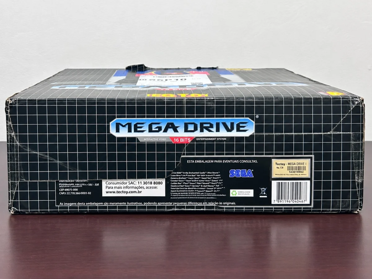 CX/ R***el S**ra /CONSOLE MEGA DRIVE! NA CAIXA! 387,00 SEGUIDOS DE 58,00