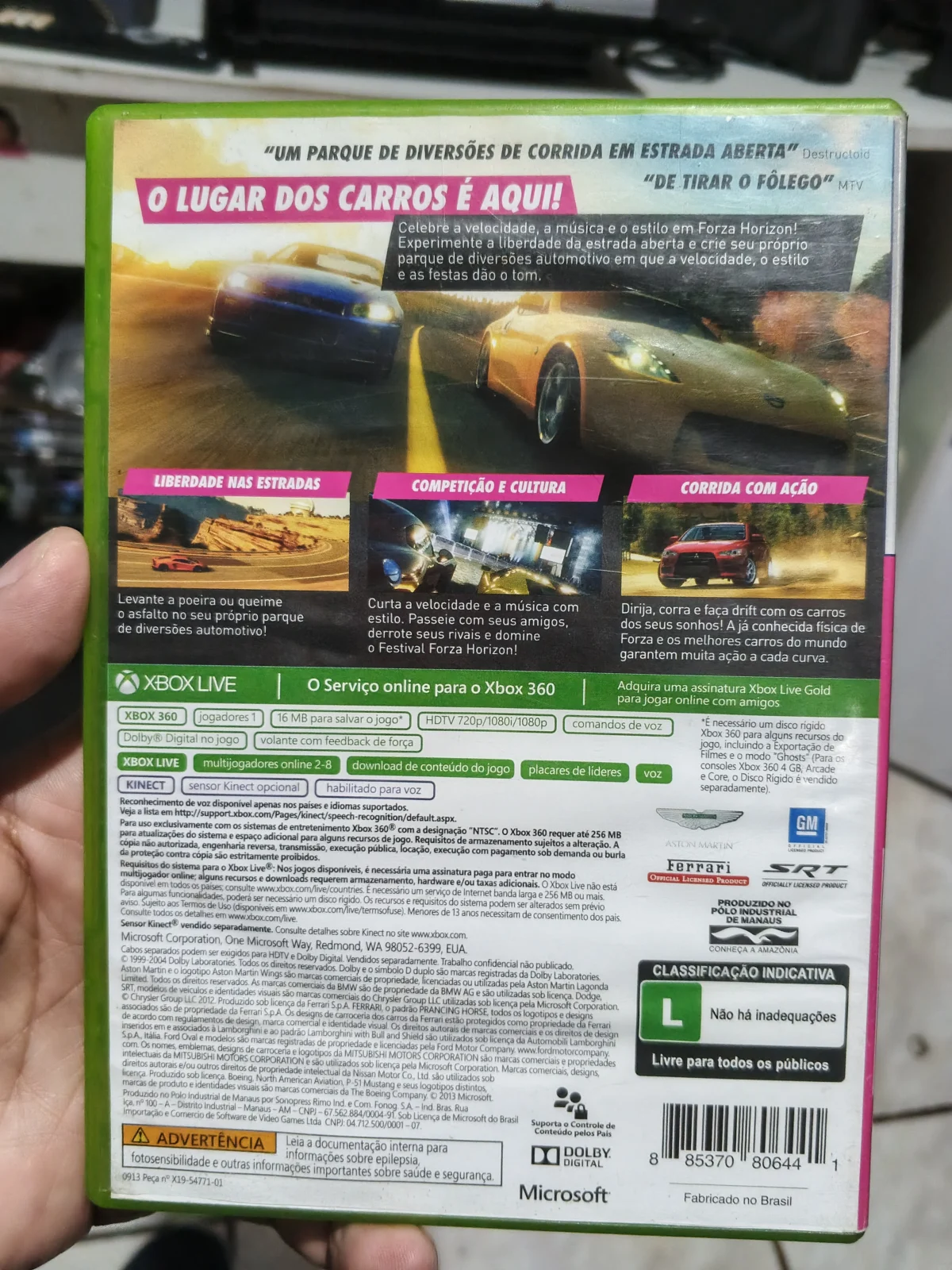 E7/ ORIGINAL FORZA HORIZON  69,00 SEGUIDOS DE 10,00