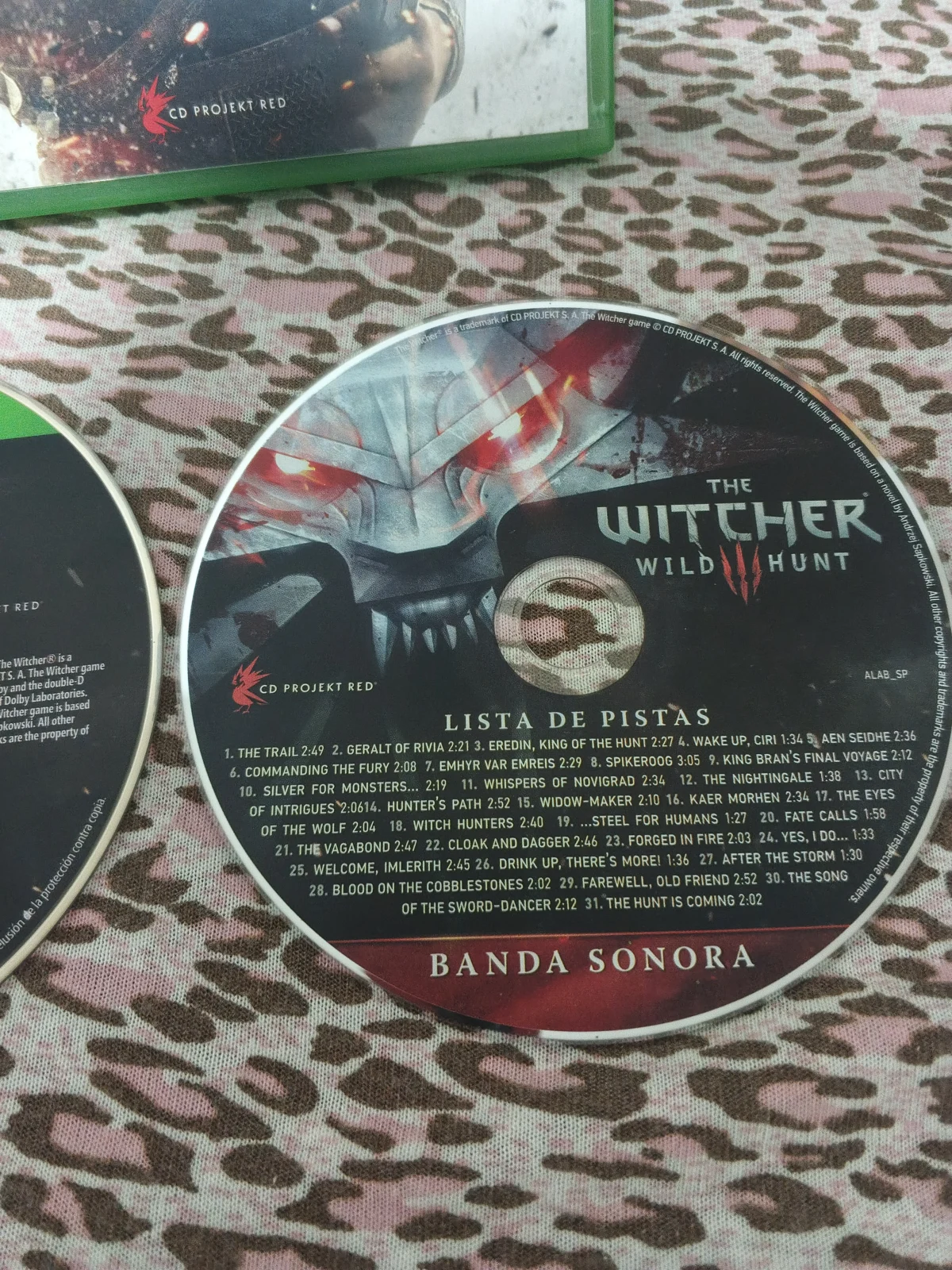 E7/ ORIGINAL THE WITCHER 3 XBOX ONE 59,00 SEGUIDOS DE 10,00