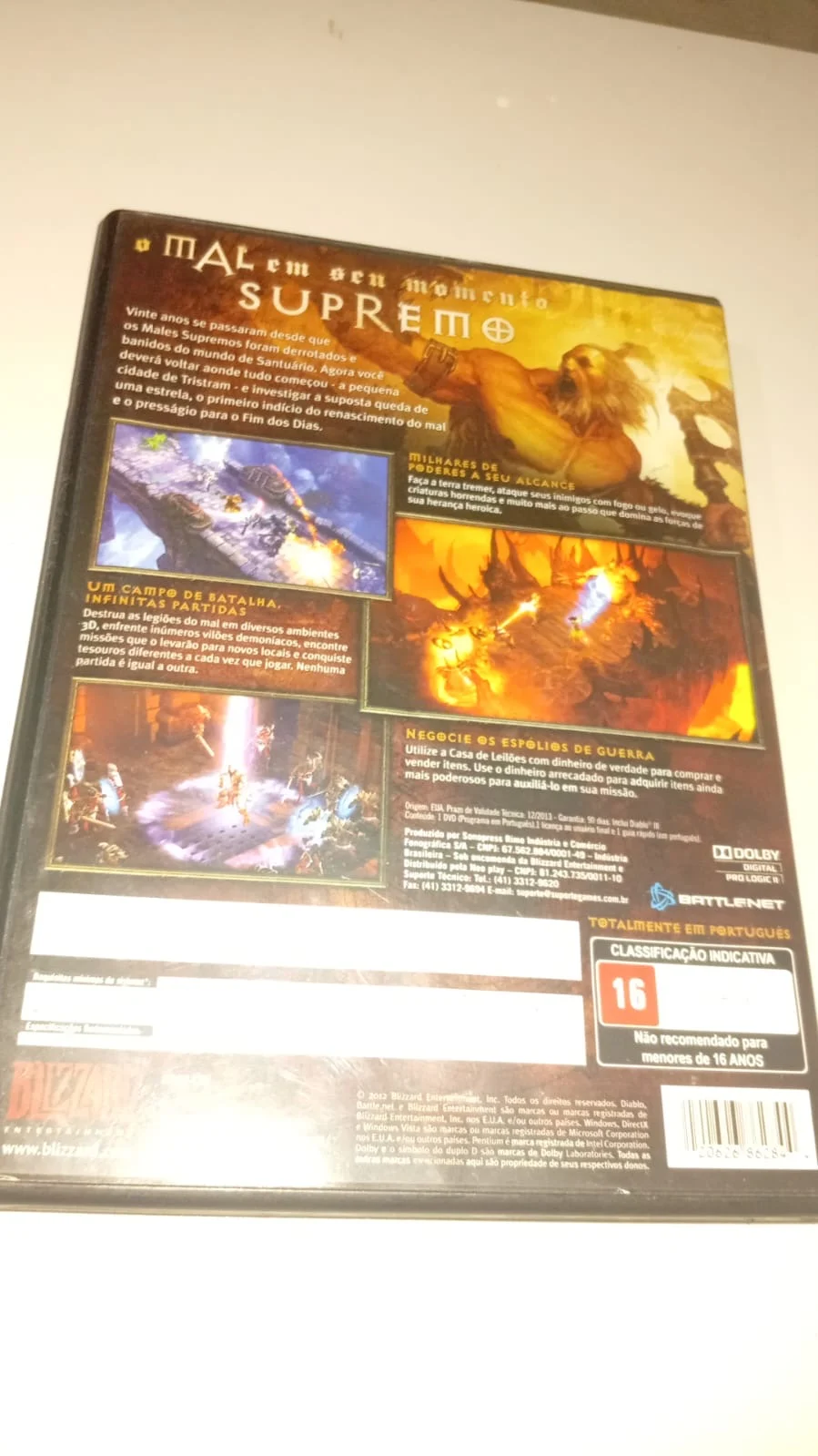 CX/ ORIGINAL DIABLO III. PC. NOSTALGIA! 55,00 SEGUIDOS DE 12,00