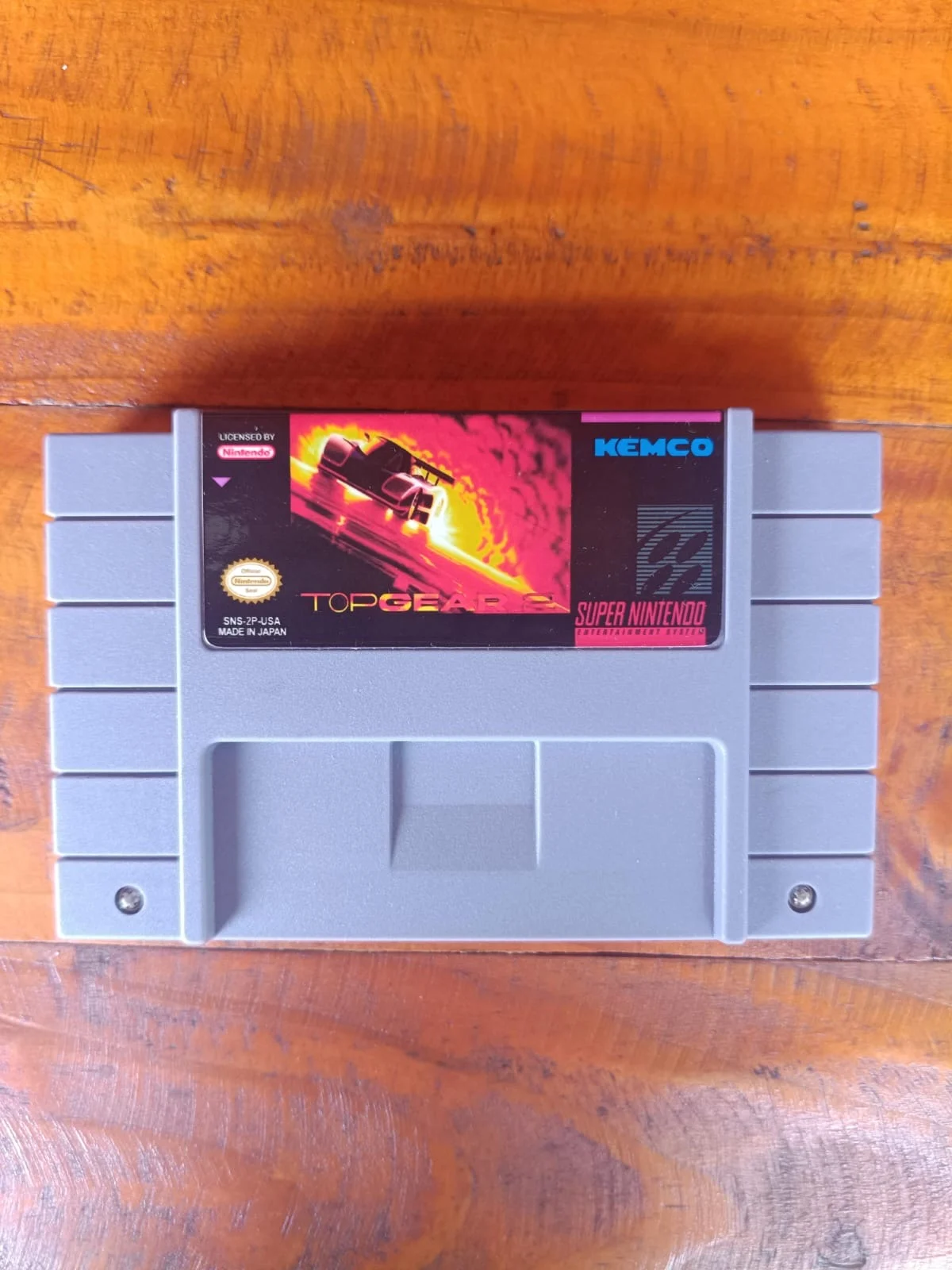 CX/ R*****DO /TOP GEAR PARA SUPER NINTENDO! TOP! JOGÃO! 33,00 SEGUIDOS DE 5,00