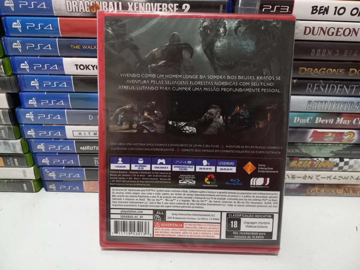 KF/ R***el S**ra /GOD OF WAR LACRADO PS4 79,00 SEGUIDOS DE 9,00