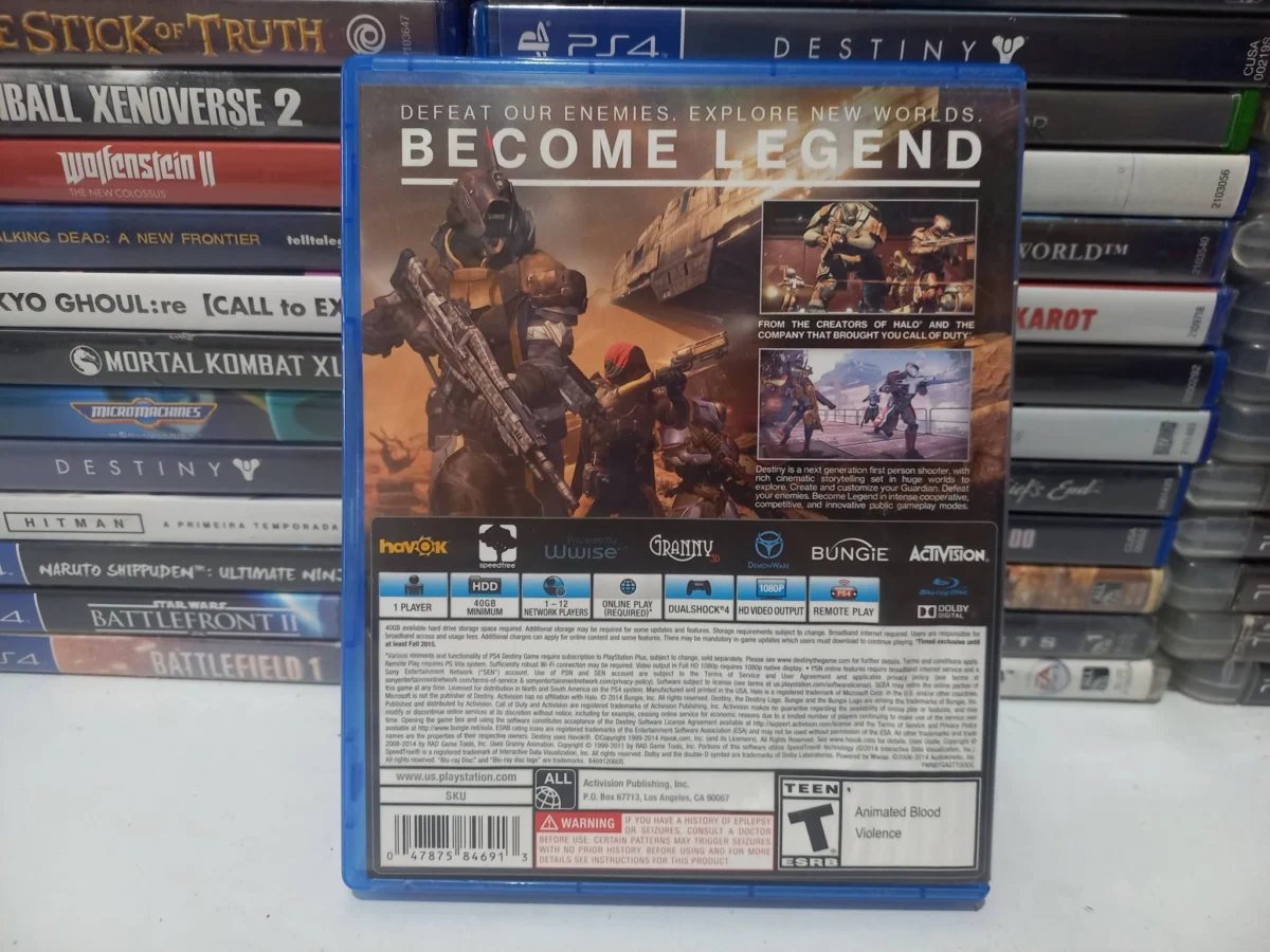 KF/ R***el S**ra /DESTINY PS4 39,00 SEGUIDOS DE 6,00