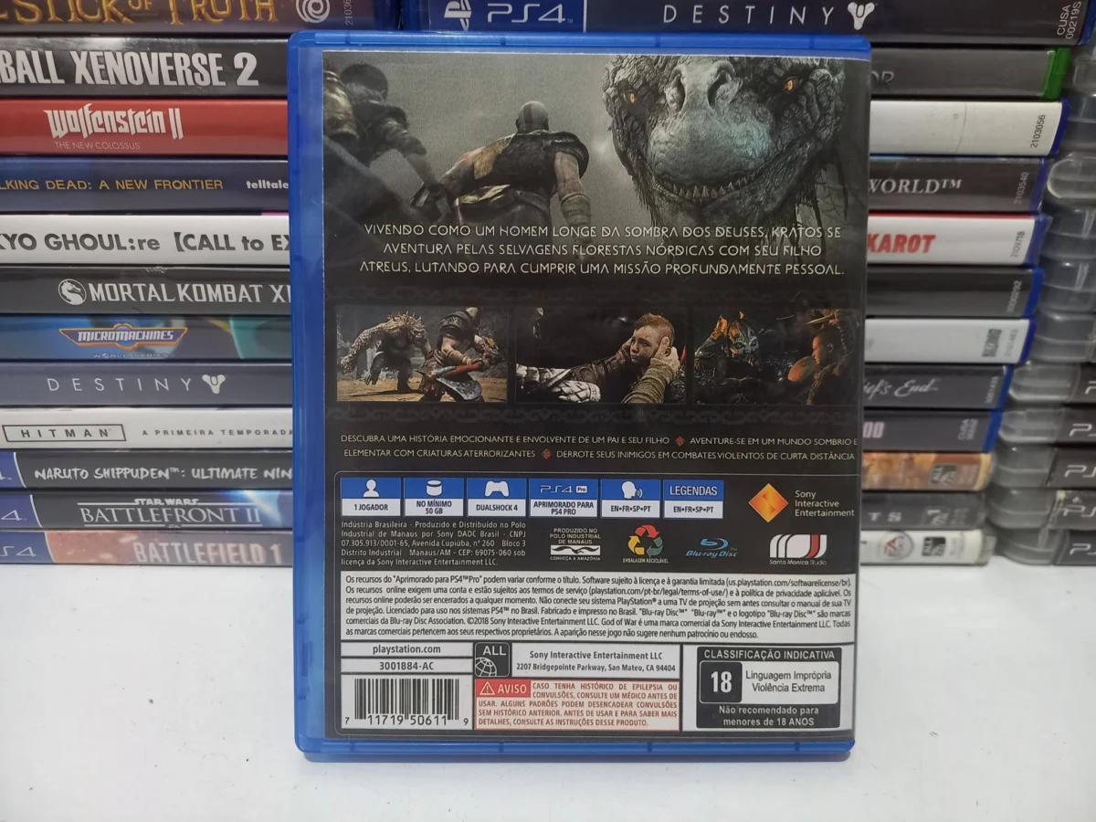KF/ R***el S**ra /GOD OF WAR PS4 49,00 SEGUIDOS DE 6,00