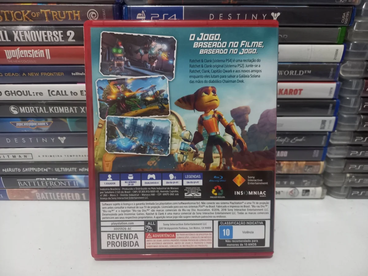 KF/ RATCHET & CLANK PS4 49,00 SEGUIDOS DE 6,00
