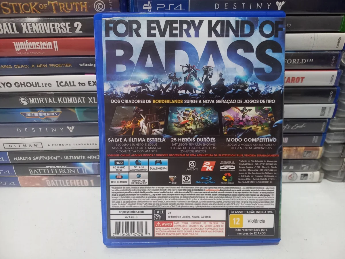 KF/ R***el S**ra /BATTLEBORN PS4 39,00 SEGUIDOS DE 6,00