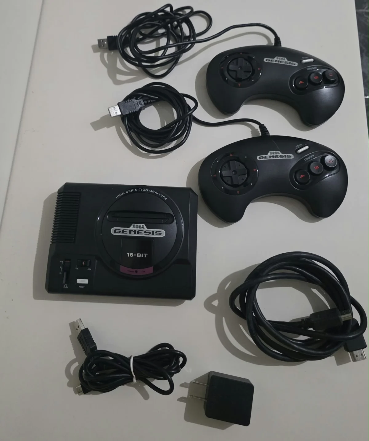 CX/ SEGA GENESIS MINI ORIGINAL! 100% OFICIAL SEGA – COM 2 CONTROLES! - Imagem 6