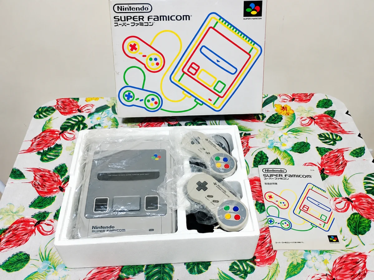 CX/ CONSOLE SUPER FAMICOM 100% ORIGINAL! ITEM NA CAIXA! NINTENDO!