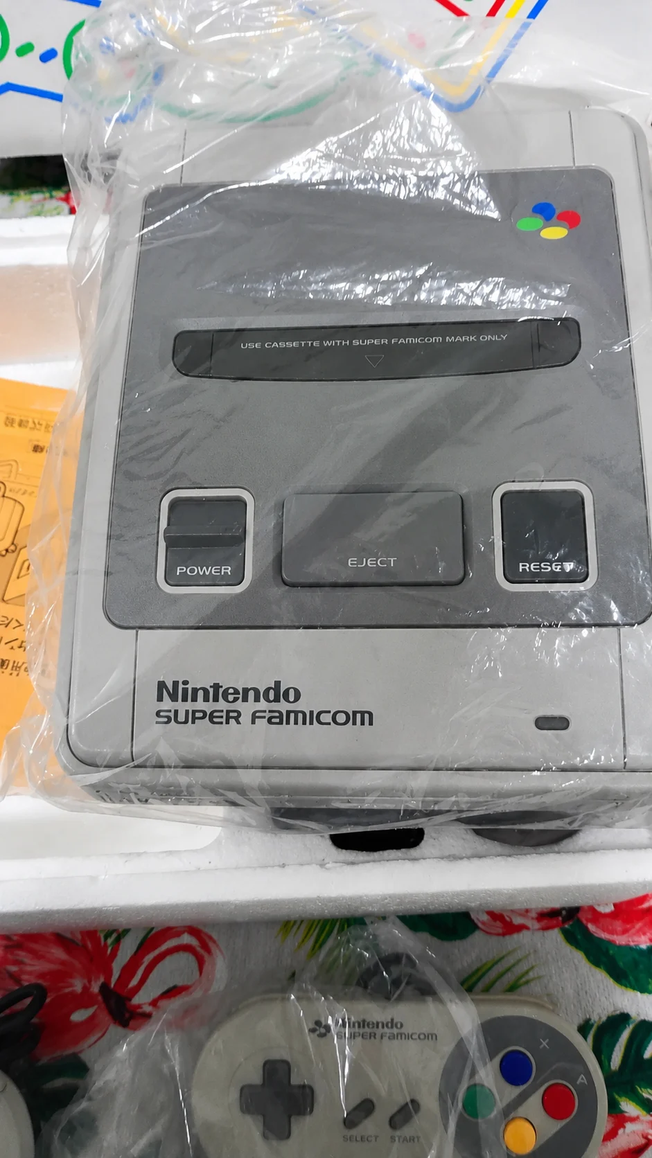 CX/ CONSOLE SUPER FAMICOM 100% ORIGINAL! ITEM NA CAIXA! NINTENDO! - Imagem 5