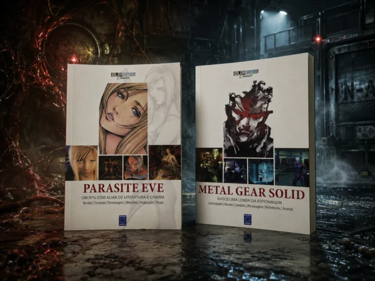 CX/ LOTE COM 2 LIVROS OLD!GAMER CLASSICS!  METAL GEAR SOLID! 31,00 SEGUIDOS DE 5,00