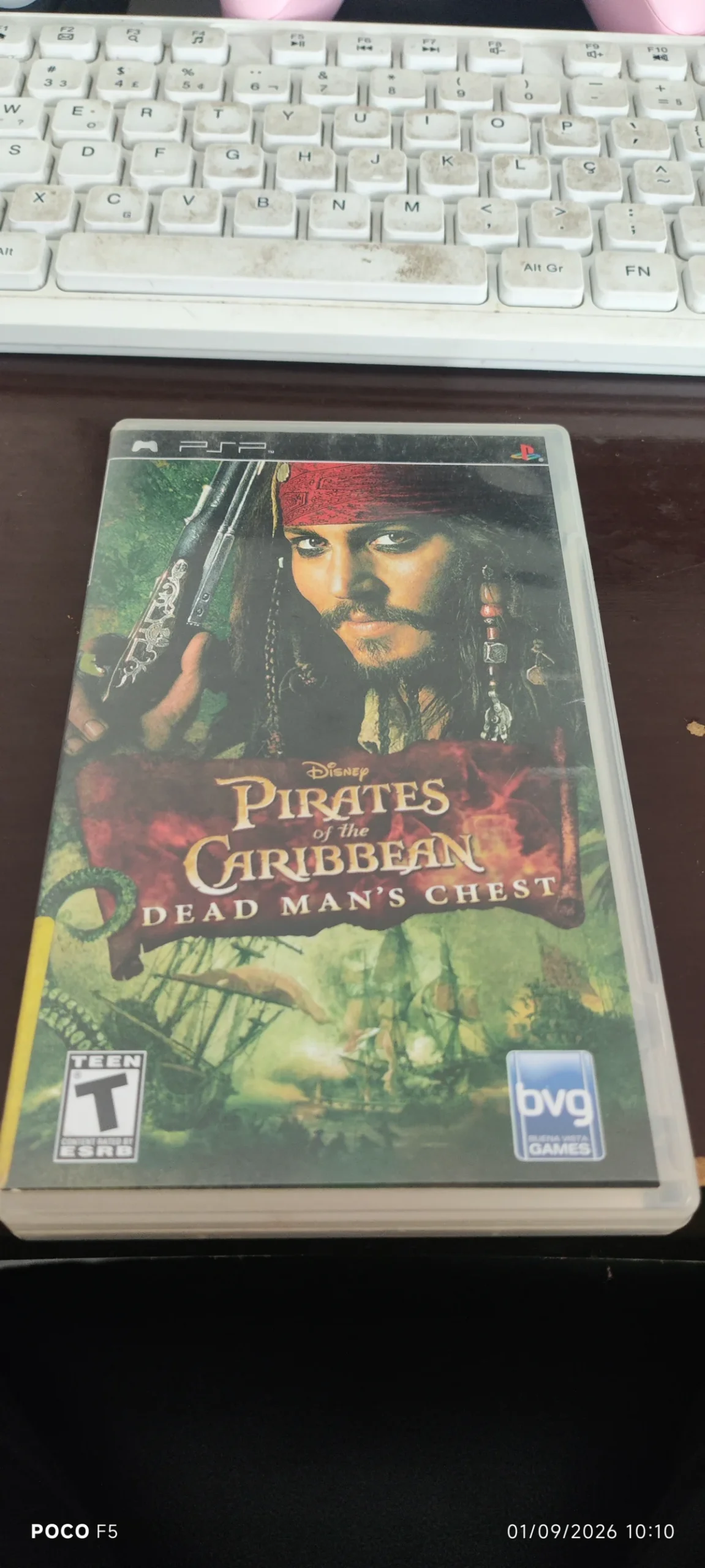 KF/ PIRATAS DO CARIBE ORIGINAL PSP 28,00 SEGUIDOS DE 6,00