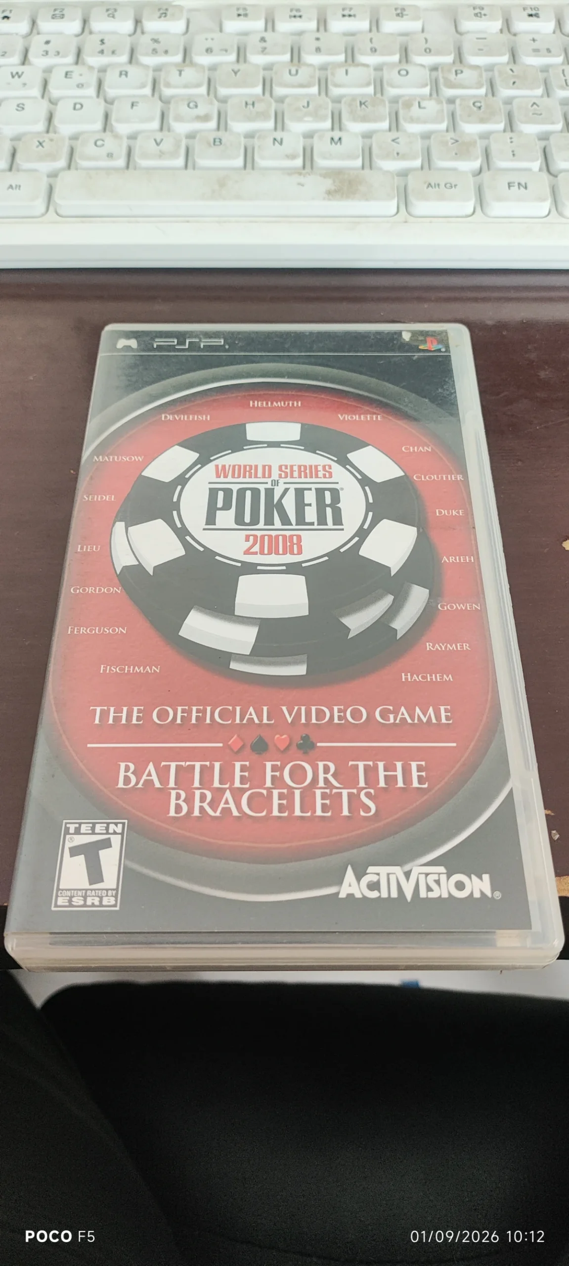 KF/ WORLD POKER PSP ORIGINAL 19,00 SEGUIDOS DE 2,00
