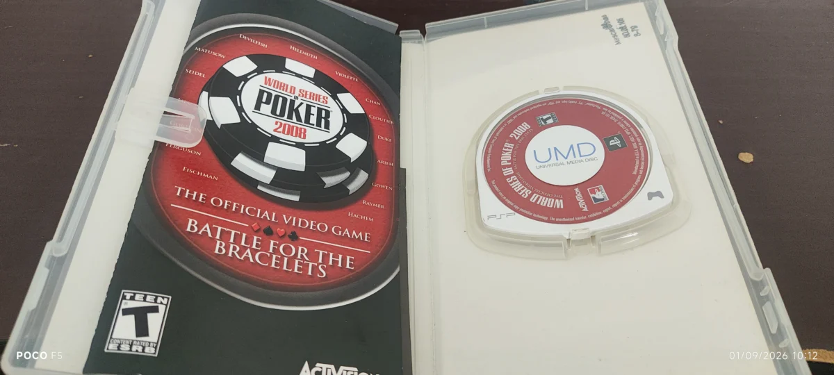 KF/ WORLD POKER PSP ORIGINAL 19,00 SEGUIDOS DE 2,00
