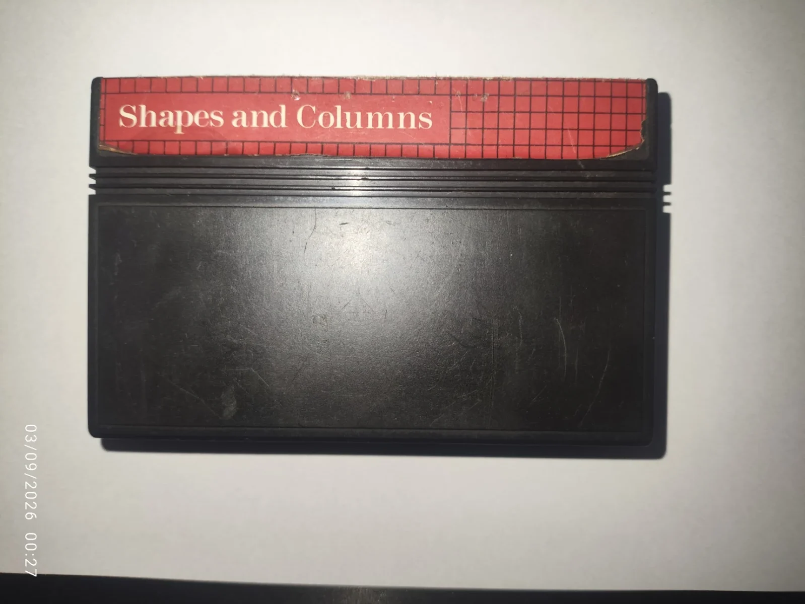 PS /CARTUCHO MASTER SYSTEM SHAPES ANDCOLUMNS 100% TOP 85,00 SEGUIDOS DE 6,00