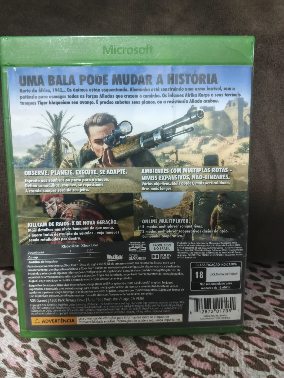 E7/ R***el S**ra /ORIGINAL TOP SNIPER ELITE 3 59,00 SEGUIDOS DE 10,00