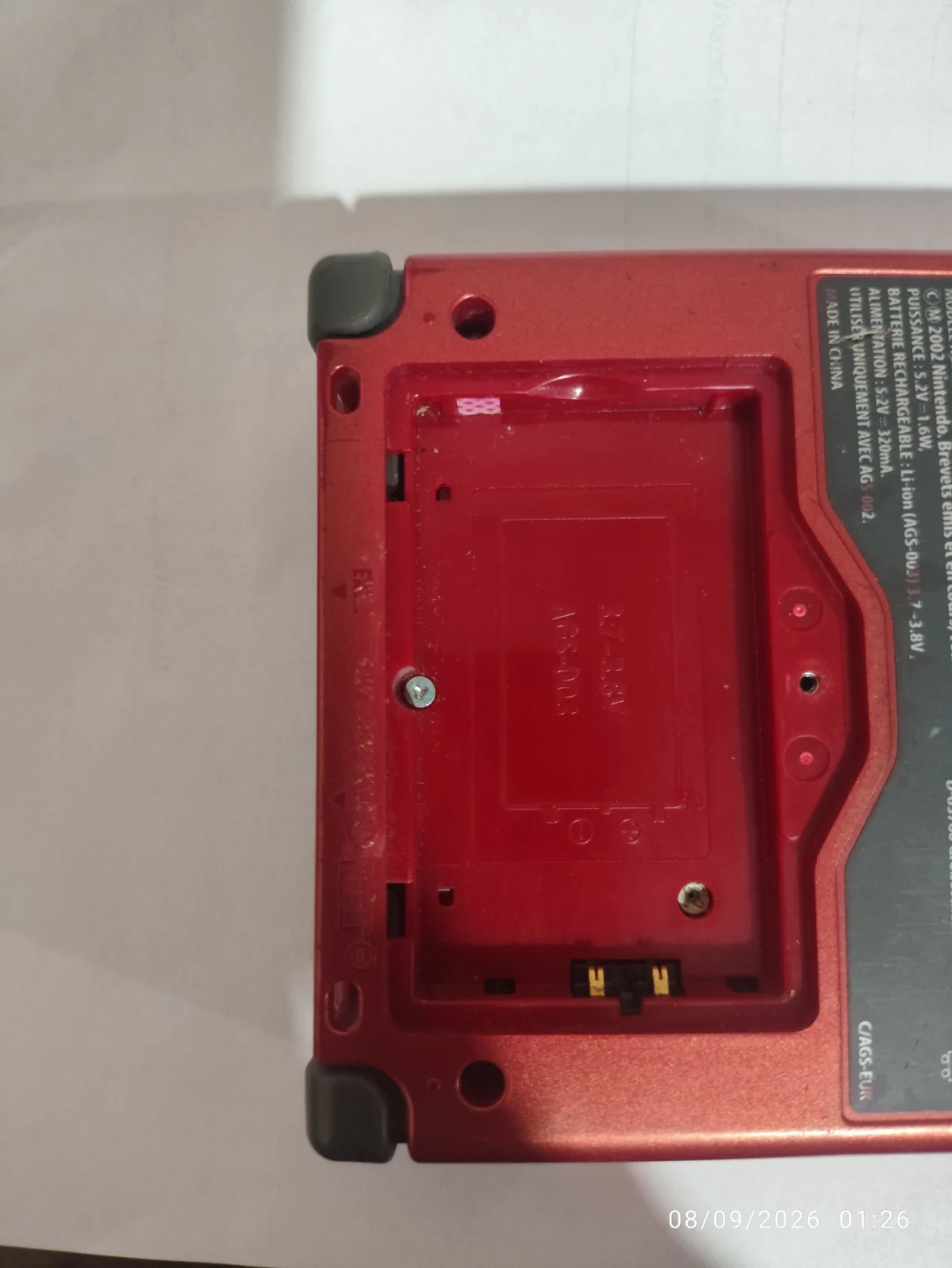 PS/ T**go C******os /GAME BOY ADVANCE SP VERMELHO (AGS-001) 280,00 SEGUIDOS DE 11,00