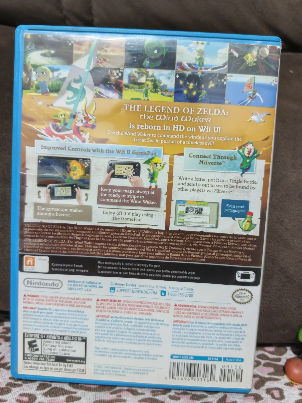 E7/ R***el S**ra /ZELDA THE WIND WAKER HD WIIU!  145,00 SEGUIDOS DE 15,00