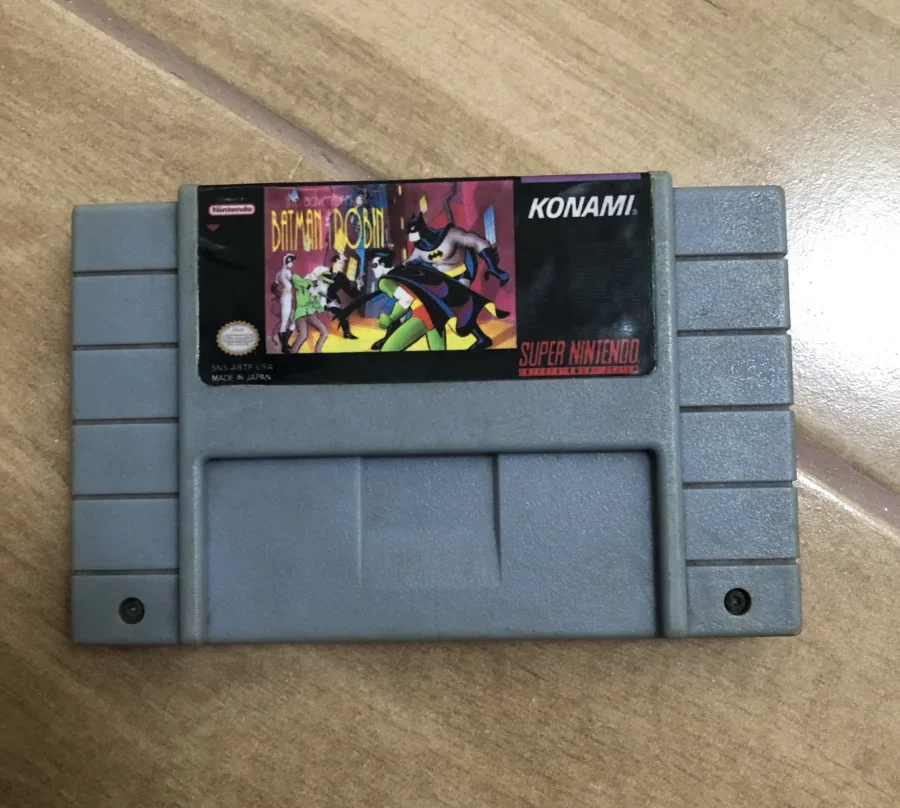 B9/ C*****JM /BATMAN & ROBIN JOGÃO SNES 39,00 SEGUIDOS 5,00