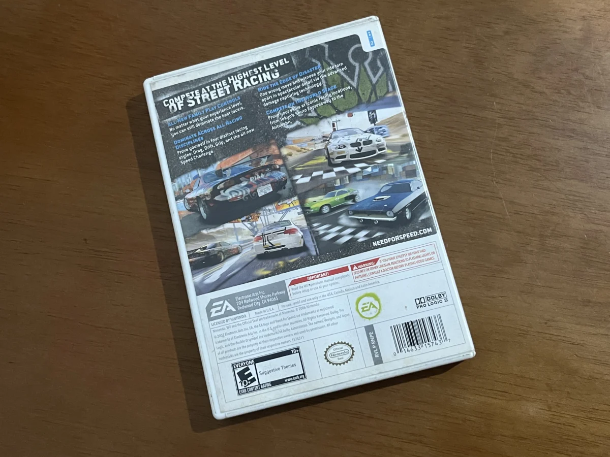 CX/ NEED FOR SPEED PROSTREET! NINTENDO WII! ORIGINAL! 39,00 SEGUIDOS DE 8,00