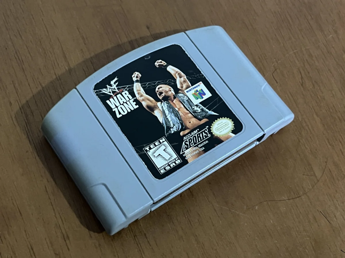 CX/ L*****ro M****do d* S**za /ORIGINAL! WWF WAR ZONE! N64! TOP! 39,00 SEGUIDOS DE 8,00