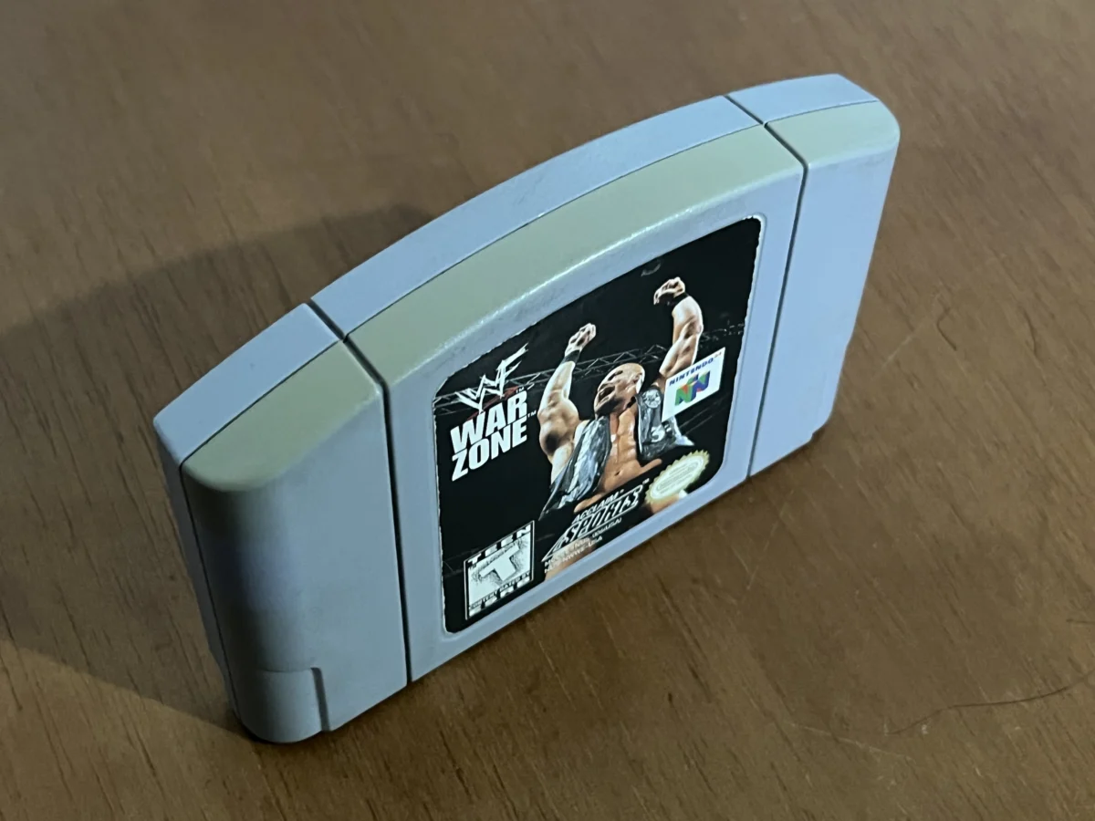CX/ L*****ro M****do d* S**za /ORIGINAL! WWF WAR ZONE! N64! TOP! 39,00 SEGUIDOS DE 8,00