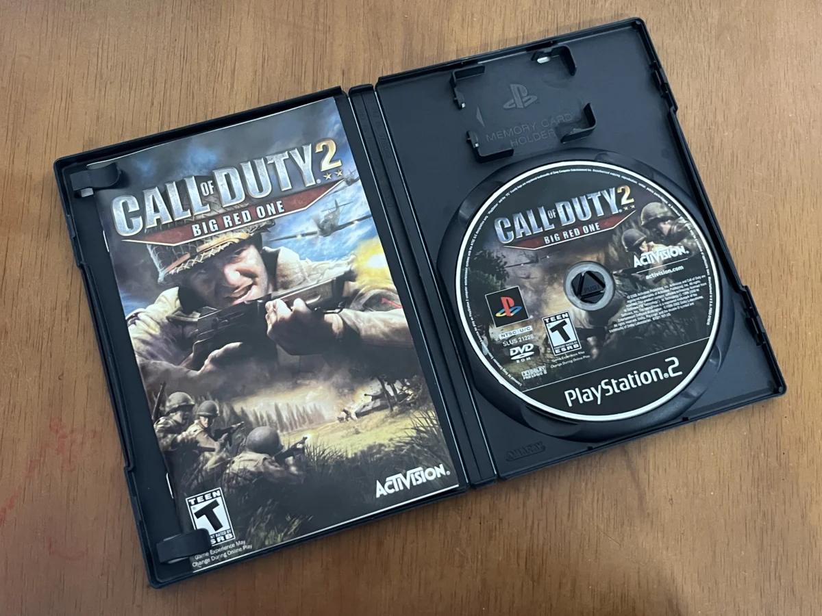 CX/ N***********41 /ORIGINAL! AMERICANO! CALL OF DUTY 2: BIG RED ONE PS2!  57,00 SEGUIDOS DE 9,00