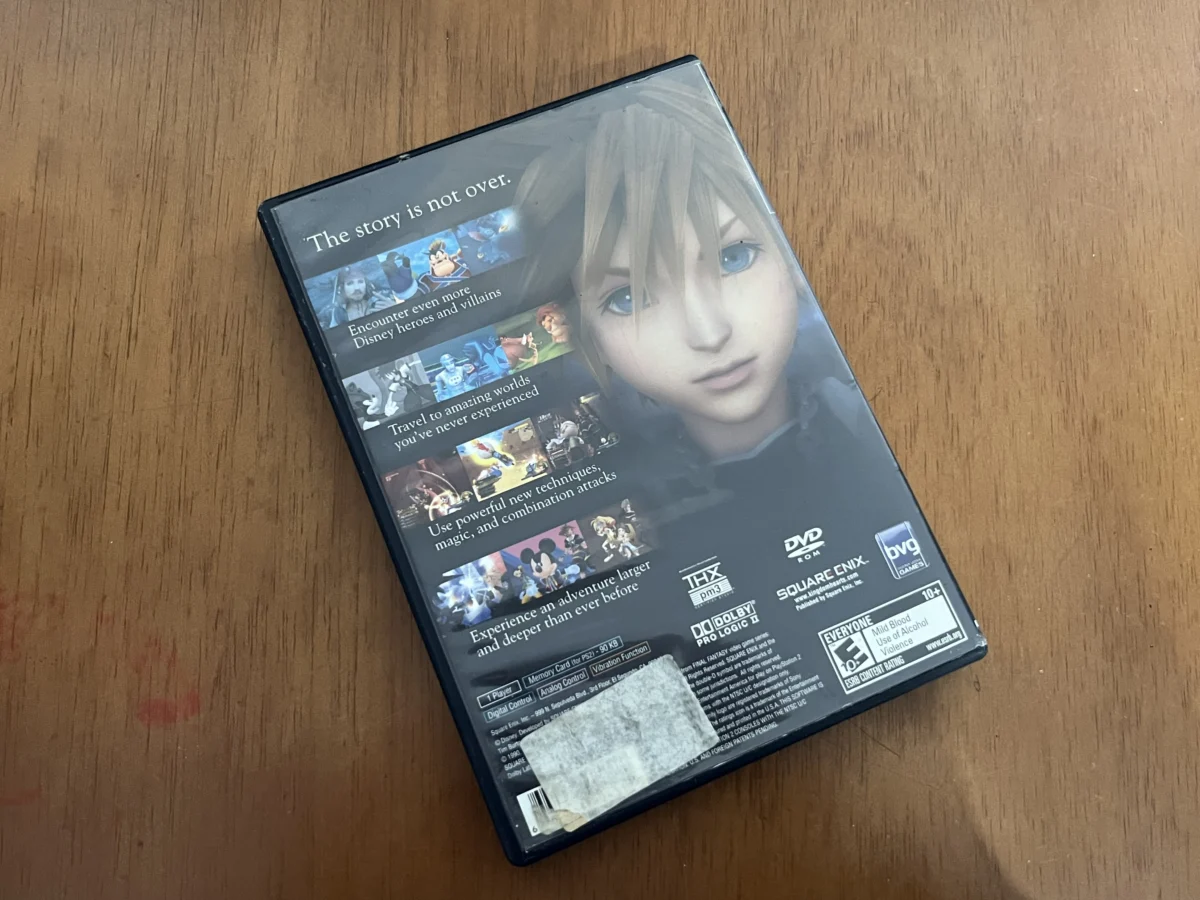 CX/ 1*******ov /ORIGINAL!  KINGDOM HEARTS II AMERICANO! PLAYSTATION 2! 55.00 SEGUIDOS DE 9,00