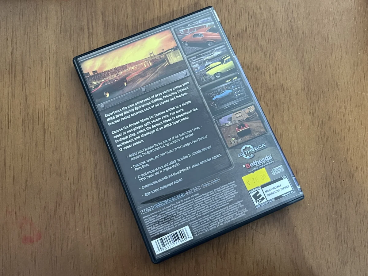 CX/ 1*******ov /ORIGINAL IHRA DRAG RACING! EDITION PS2! AMERICANO! TOP! 56.00 SEGUIDOS DE 9,00