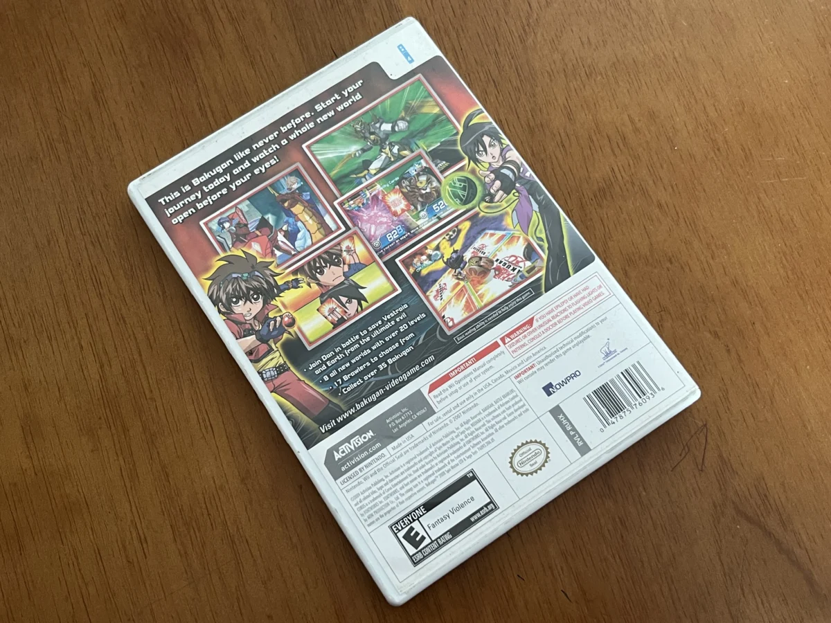 CX/ ORIGINAL! BAKUGAN BATTLE BRAWLERS! USA!  NINTENDO WII! 37,00 SEGUIDOS DE 7,00