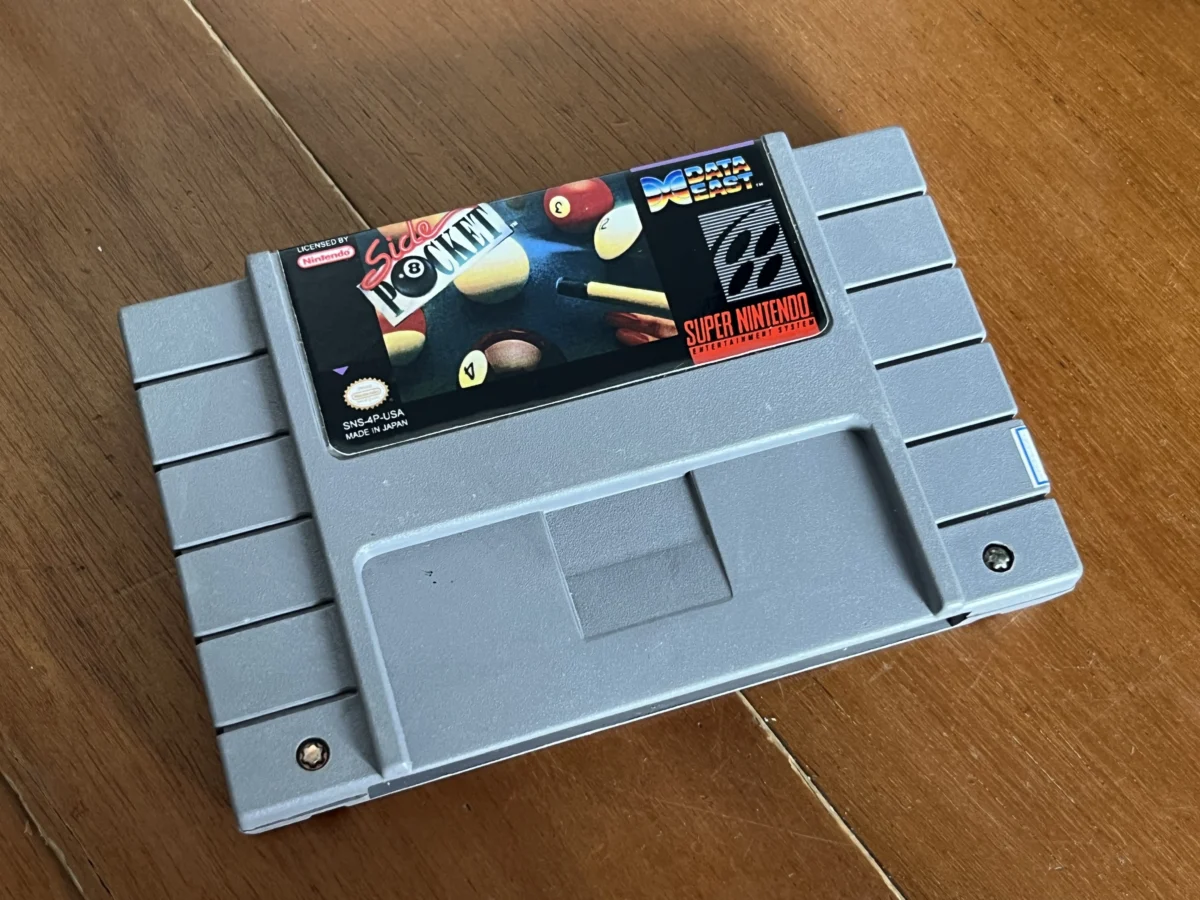 CX/ JOGO SIDE POCKET!  PARA SUPER NINTENDO! TOP! 33,00 SEGUIDOS DE 5,00