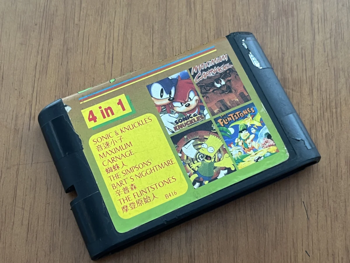 CX/ D**go M****ao /CARTUCHO 4 EM 1 PARA MEGA DRIVE! TOP! 37,00 SEGUIDOS DE 6,00